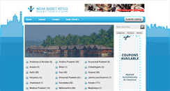 Desktop Screenshot of indianbudgethotelsdirectory.com